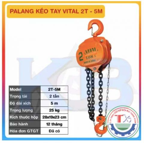 Palang kéo tay VITAL 2T-5M