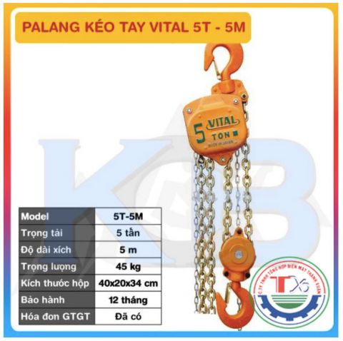 Palang Kéo Tay VITAL 5T-5M