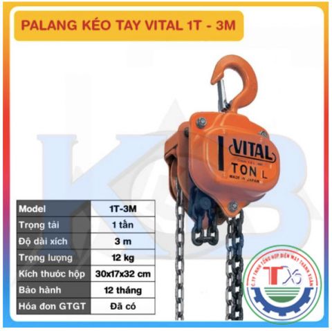 Palang kéo tay VITAL 1T-3M