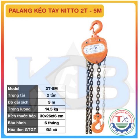 Palang Kéo Tay NITTO 2T-5M